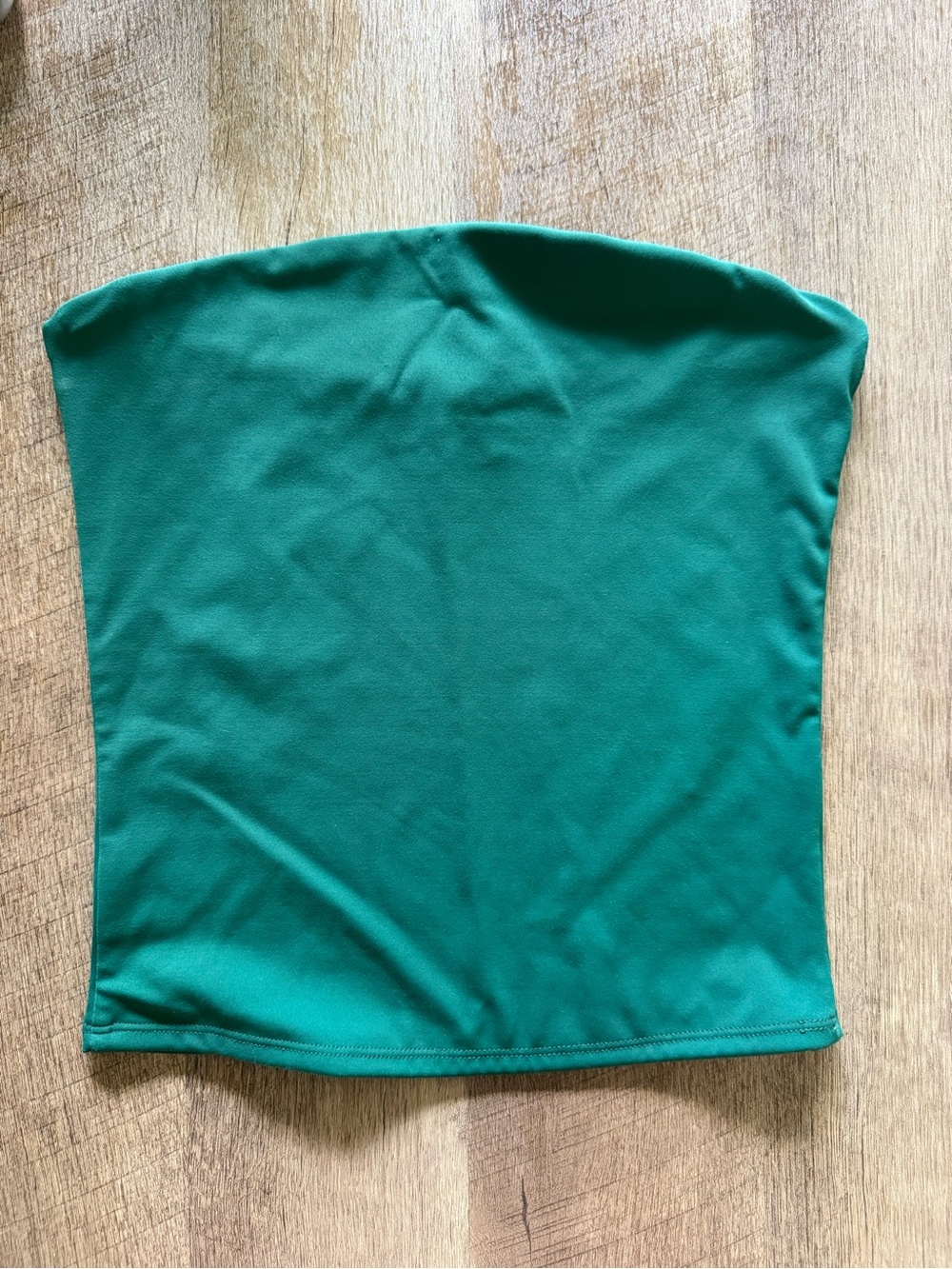Garage Emerald Green Strapless Tube Top
